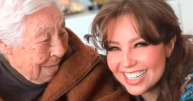 Thalia anunció la muerte de su abuela, Eva Mange, a los 104 años